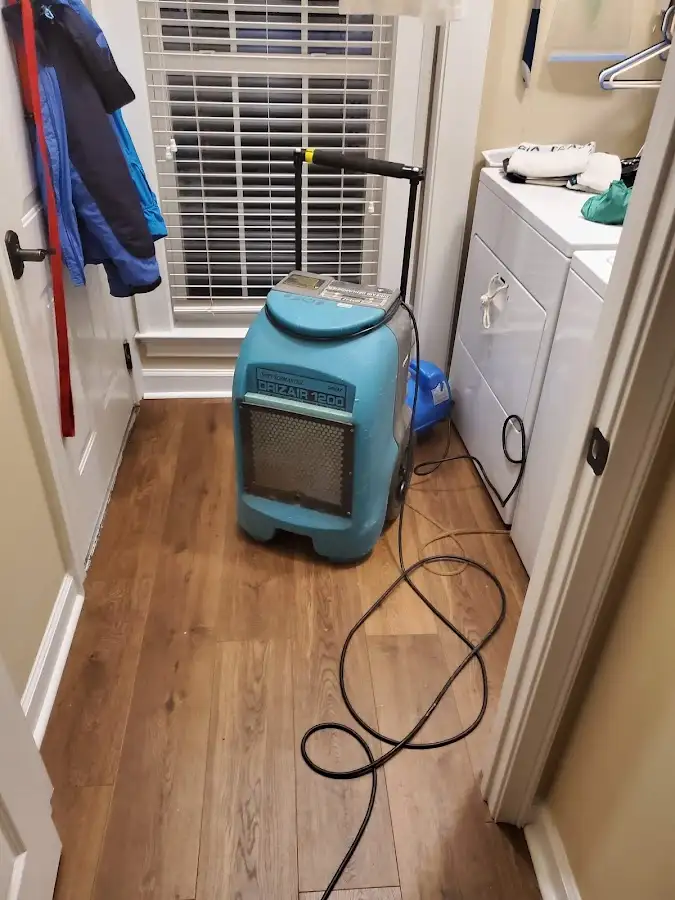 Commercial dehumidifier deployed for Flood Damage Cleanup in North Myrtle Beach